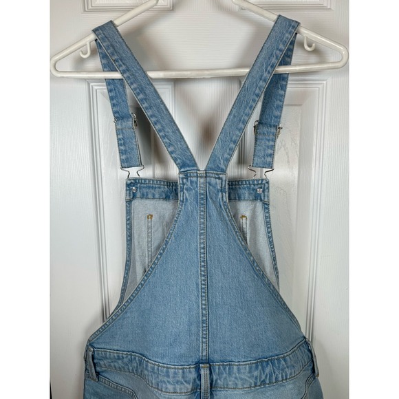 Isabel Maternity  Ingrid & Isabel Shotalls Jean Shorts and Bib Overalls Womens 8 - Picture 8 of 13